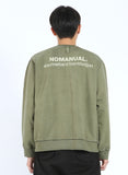 NOMANUAL(ノーマニュアル) REVERSED TM LOGO SWEATSHIRT - KHAKI