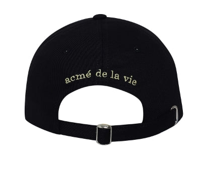アクメドラビ(acme' de la vie) DAISY BALL CAP BLACK