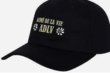 アクメドラビ(acme' de la vie) DAISY BALL CAP BLACK