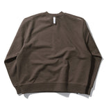 NOMANUAL(ノーマニュアル) NEW WORLD SWEATSHIRT - BROWN