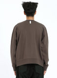 NOMANUAL(ノーマニュアル) NEW WORLD SWEATSHIRT - BROWN