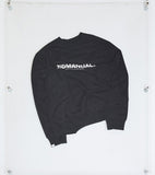 NOMANUAL(ノーマニュアル) NEW WORLD SWEATSHIRT - BLACK