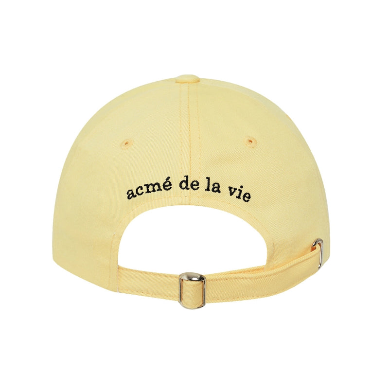 アクメドラビ(acme' de la vie) DAISY BALL CAP LIGHT YELLOW