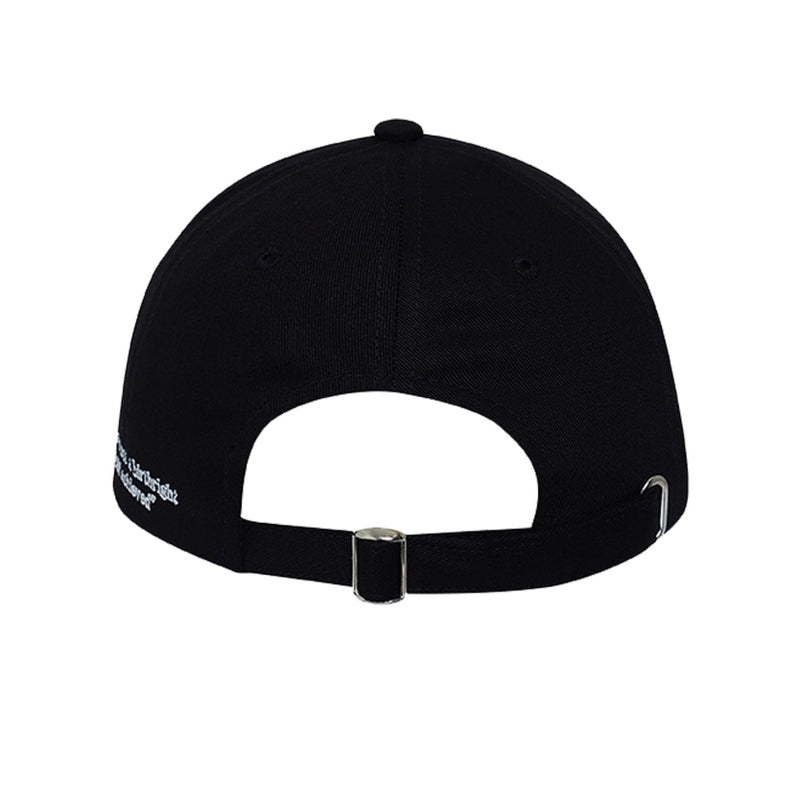 アクメドラビ(acme' de la vie)  SUCCESS V LOGO BALL CAP BLACK
