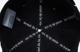 アクメドラビ(acme' de la vie)  SUCCESS V LOGO BALL CAP BLACK