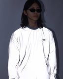 NOMANUAL(ノーマニュアル) LOGO PATCHED WARM-UP TOP - REFLECTIVE