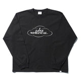 NOMANUAL(ノーマニュアル) LOVE NOMANUAL LONG SLEEVE TEE - BLACK