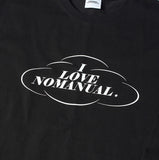 NOMANUAL(ノーマニュアル) LOVE NOMANUAL LONG SLEEVE TEE - BLACK