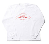 NOMANUAL(ノーマニュアル) LOVE NOMANUAL LONG SLEEVE TEE - WHITE