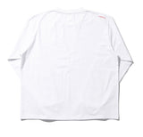 NOMANUAL(ノーマニュアル) LOVE NOMANUAL LONG SLEEVE TEE - WHITE