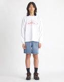 NOMANUAL(ノーマニュアル) LOVE NOMANUAL LONG SLEEVE TEE - WHITE