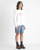 NOMANUAL(ノーマニュアル) LOVE NOMANUAL LONG SLEEVE TEE - WHITE