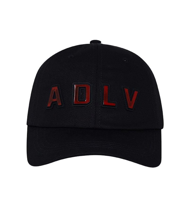 アクメドラビ(acme' de la vie)  EPOXY LOGO BALL CAP BLACK