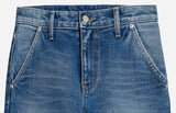 アクメドラビ(acme' de la vie)   STRAIGHT SIDE POCKET JEANS BLUE