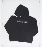 NOMANUAL(ノーマニュアル) TITLE HOODIE - BLACK