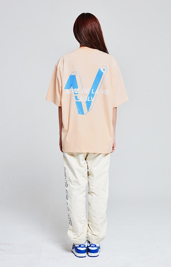 アクメドラビ(acme' de la vie) SIDE EMBROIDERY LONG PANTS CREAM