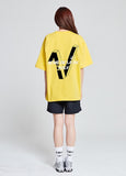 アクメドラビ(acme' de la vie)  V LOGO SHORT PANTS BLACK