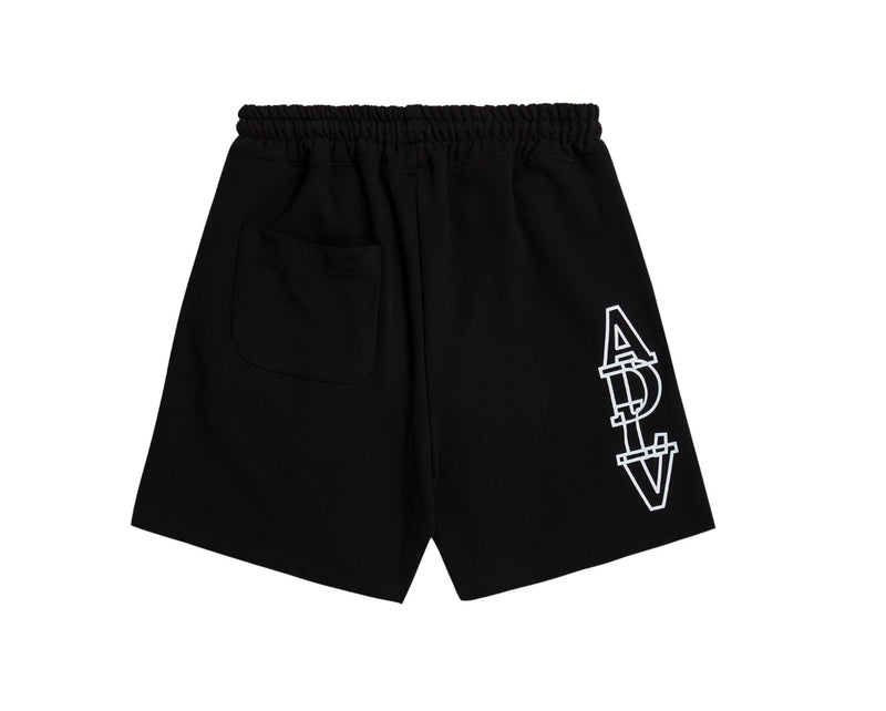 アクメドラビ(acme' de la vie)  OUTLINE LOGO SHORT PANTS FOR MEN BLACK