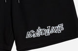 アクメドラビ(acme' de la vie)  OUTLINE LOGO SHORT PANTS FOR MEN BLACK