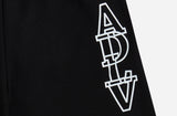 アクメドラビ(acme' de la vie)  OUTLINE LOGO SHORT PANTS FOR MEN BLACK