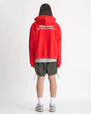 NOMANUAL(ノーマニュアル) TITLE HOODIE - RED