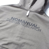 NOMANUAL(ノーマニュアル) 5 POCKET HOODED ZIP UP JACKET - GRAY