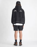 NOMANUAL(ノーマニュアル) 5 POCKET HOODED ZIP UP JACKET - BLACK