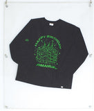 NOMANUAL(ノーマニュアル) HBD NOMANUAL LONG SLEEVE TEE - BLACK