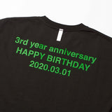 NOMANUAL(ノーマニュアル) HBD NOMANUAL LONG SLEEVE TEE - BLACK