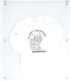 NOMANUAL(ノーマニュアル) HBD NOMANUAL LONG SLEEVE TEE - WHITE