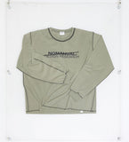 NOMANUAL(ノーマニュアル) R.D LONG SLEEVE TEE - LIGHT KHAKI