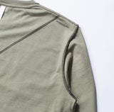 NOMANUAL(ノーマニュアル) R.D LONG SLEEVE TEE - LIGHT KHAKI