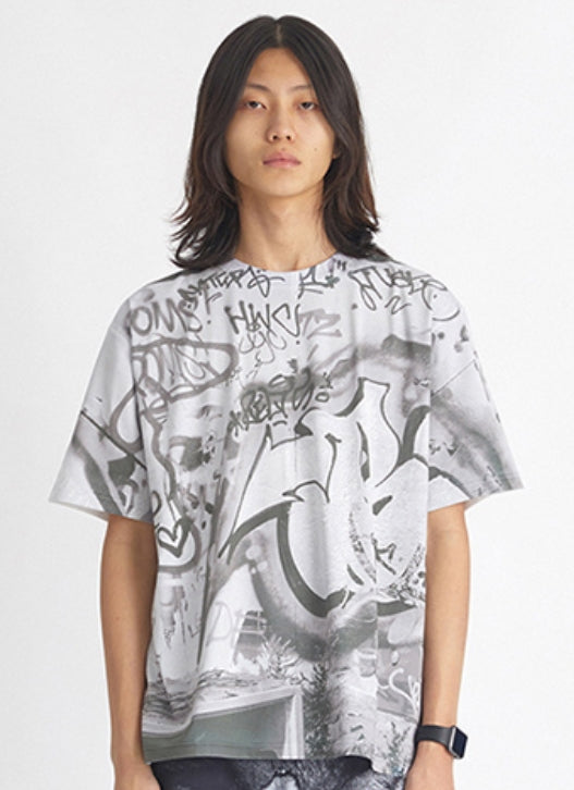 NOMANUAL(ノーマニュアル) B. WALL T-SHIRT - WALL