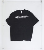 NOMANUAL(ノーマニュアル) RESEARCH T-SHIRT - BLACK