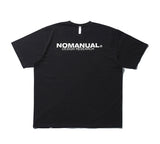 NOMANUAL(ノーマニュアル) RESEARCH T-SHIRT - BLACK