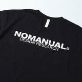 NOMANUAL(ノーマニュアル) RESEARCH T-SHIRT - BLACK