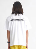 NOMANUAL(ノーマニュアル) RESEARCH T-SHIRT - WHITE