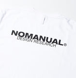 NOMANUAL(ノーマニュアル) RESEARCH T-SHIRT - WHITE