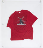 NOMANUAL(ノーマニュアル) WINDMILL T-SHIRT - RED