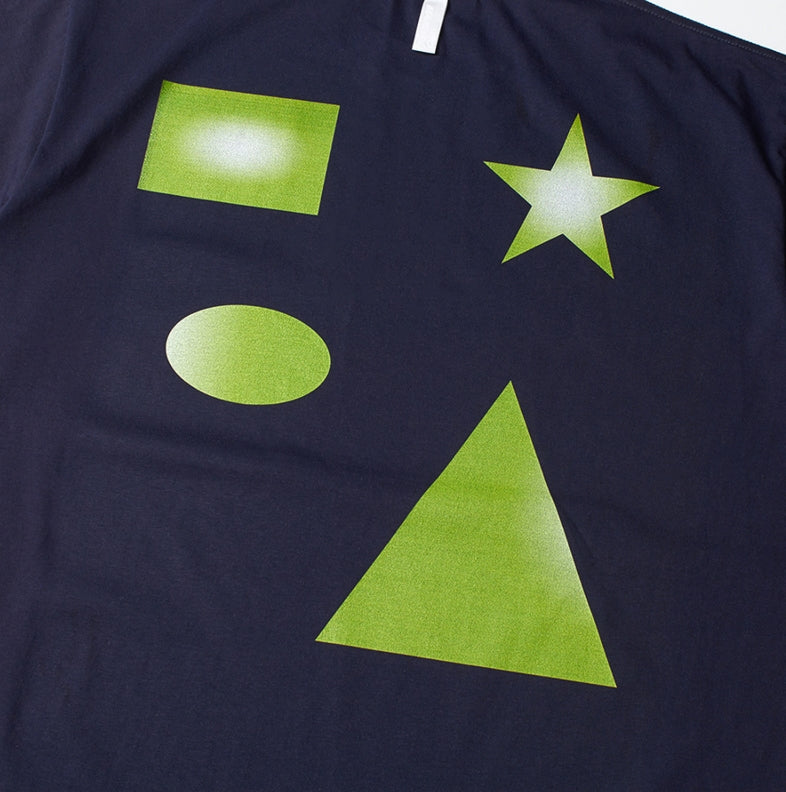 NOMANUAL(ノーマニュアル) PLANE FIGURE T-SHIRT - NAVY