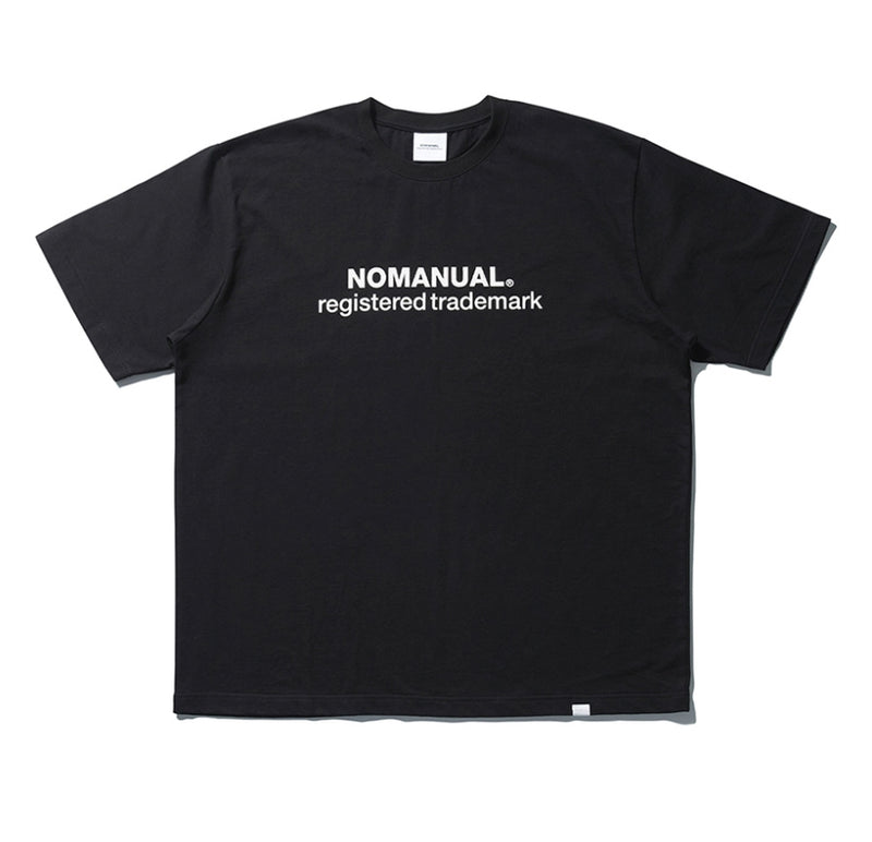NOMANUAL(ノーマニュアル) B.TM T-SHIRT - BLACK