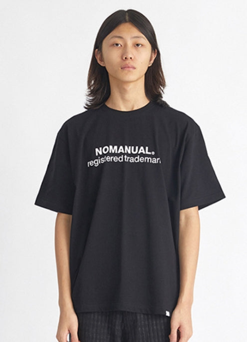 NOMANUAL(ノーマニュアル) B.TM T-SHIRT - BLACK