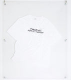 NOMANUAL(ノーマニュアル) B.TM T-SHIRT - WHITE