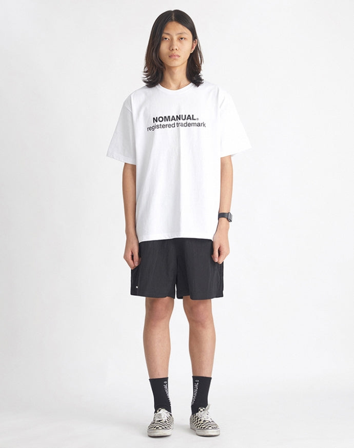 NOMANUAL(ノーマニュアル) B.TM T-SHIRT - WHITE