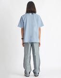 NOMANUAL(ノーマニュアル) NM UNIV. T-SHIRT - SKYBLUE