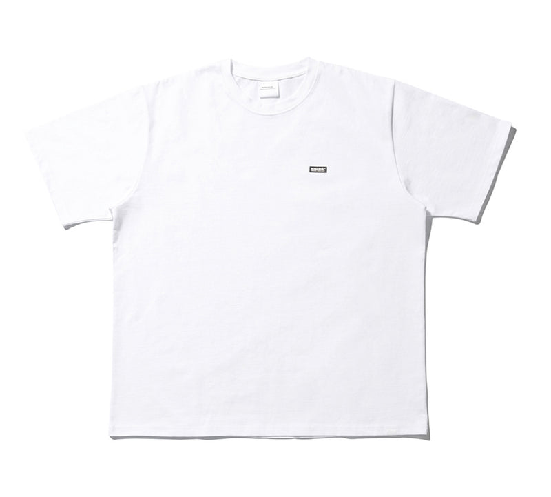 NOMANUAL(ノーマニュアル) D.R PATCH LOGO T-SHIRT - WHITE