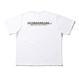 NOMANUAL(ノーマニュアル) D.R PATCH LOGO T-SHIRT - WHITE