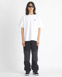 NOMANUAL(ノーマニュアル) D.R PATCH LOGO T-SHIRT - WHITE