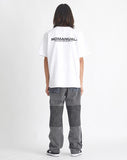 NOMANUAL(ノーマニュアル) D.R PATCH LOGO T-SHIRT - WHITE