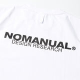 NOMANUAL(ノーマニュアル) D.R PATCH LOGO T-SHIRT - WHITE